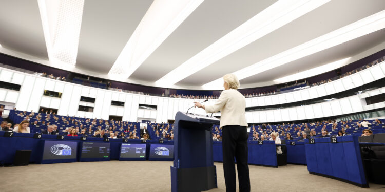 Discorso dello stato dell'Unione 2026. Crediti: Parlamento europeo