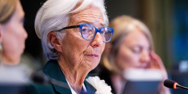 La presidente della Banca centrale europea, Christine Lagarde, in audizione alla commissione per i problemi economici e monetari (ECON) del Parlamento europeo. 28 settembre 2026. © European Union 2026 - Source : EP
