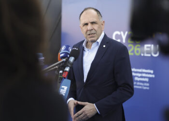 GIORGOS GERAPETRITIS MINISTRO DEGLI AFFARI ESTERI DELLA GRECIA (Imagoeconomica)