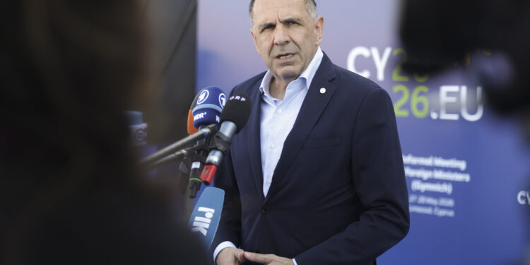 GIORGOS GERAPETRITIS MINISTRO DEGLI AFFARI ESTERI DELLA GRECIA (Imagoeconomica)