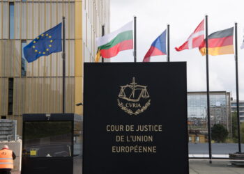 Esterno della sede della Corte di giustizia europea, a Lussemburgo [Foto: Mauro Bottaro/imagoeconomica]