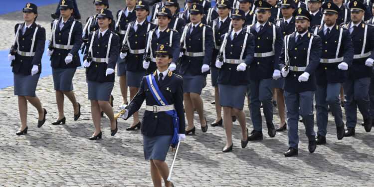 173° Anniversario della fondazione della Polizia di Stato. Source: Imagoeconomica, Luigi Mistrulli