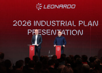 Roberto Cingolani, ad di Leonardo, presenta il piano industriale 2026 [Roma, 12 marzo 2026. Foto: Leonardo Puccini/imagoeconomica]