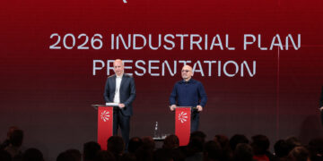 Roberto Cingolani, ad di Leonardo, presenta il piano industriale 2026 [Roma, 12 marzo 2026. Foto: Leonardo Puccini/imagoeconomica]