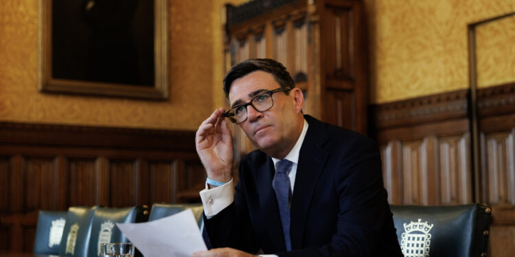 Il primo ministro del Regno Unito, Andy Burnham. Crediti: Simon Dawson via Imagoeconomica