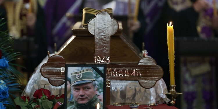 Funerali di Mladic. Crediti: Staša Košar via Imagoeconomica