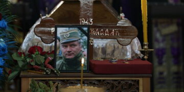 Funerali di Mladic. Crediti: Staša Košar via Imagoeconomica