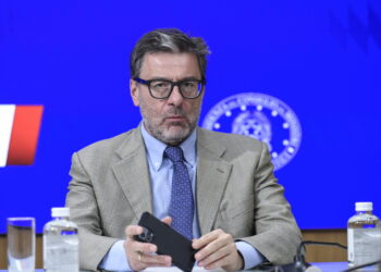 Il ministro dell'Economia, Giancarlo Giorgetti. Crediti: Sara Minelli via Imagoeconomica