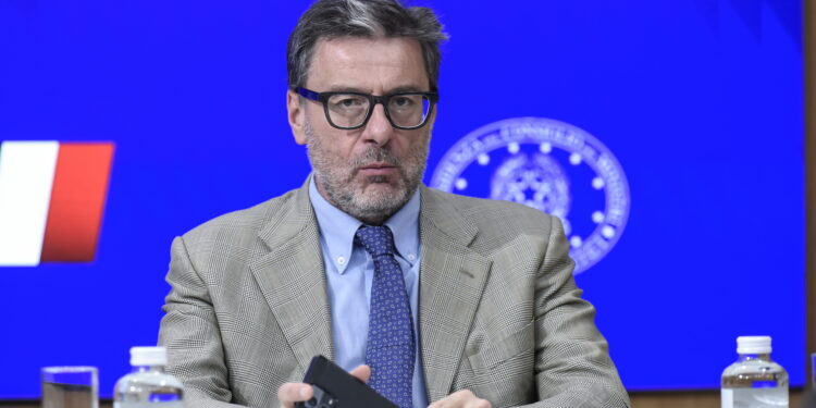 Il ministro dell'Economia, Giancarlo Giorgetti. Crediti: Sara Minelli via Imagoeconomica