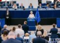 La presidente della Commissione europea, Ursula von der Leyen, nel suo discorso sullo stato dell'Unione. 16 settembre 2026. Source: EU Commission