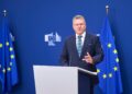 Il commissario europeo al Commercio, Maroš Šefčovič, nel punto stampa sull'intesa per procedere ad un accordo con le Filippine. 22 settembre 2026. Source: EU Commission