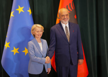 Albania - Tirana - Allargamento - von der Leyen, tour Balcani occidentali