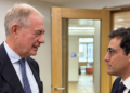 ll ministro delle Imprese e del Made in Italy, Adolfo Urso, e il vicepresidente esecutivo responsabile per la Strategia industriale, Stephane Séjourné. Crediti: Canali social del ministro Adolfo Urso