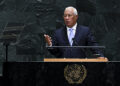 Il presidente del Consiglio europeo, Antonio Costa, all'assemblea generale dell'ONU. Settembre 2026. Source: EU Council