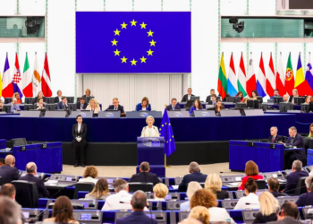La presidente della Commissione europea, Ursula von der Leyen, pronuncia il discorso sullo Stato dell'Unione [Strasburgo, 26 settembre 2026. Foto: Fred MARVAUX Copyright: © European Union 2026 - Source : EP]