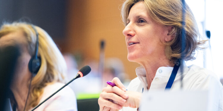 L'eurodeputata (S&D), Camilla Laureti. Crediti: Parlamento europeo