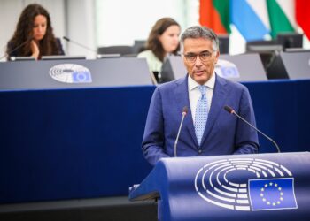 L'eurodeputato di Forza Italia, Massimiliano Salini, rieletto vicepresidente del gruppo PPE al Parlamento europeo. 21 Ottobre 2026. Source: European Union 2026 - EP