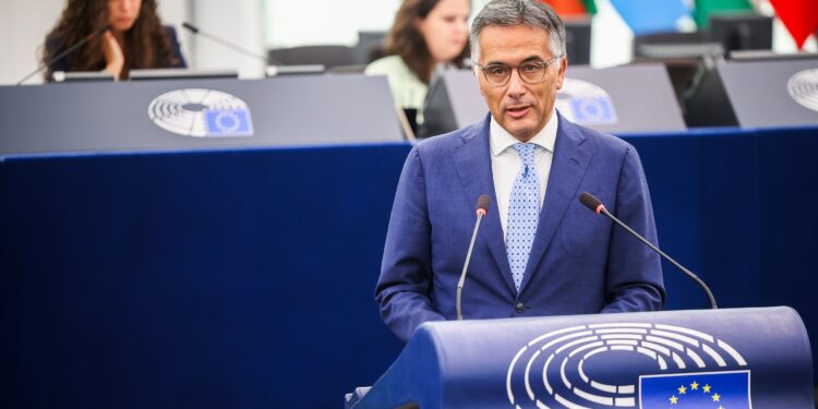 L'eurodeputato di Forza Italia, Massimiliano Salini, rieletto vicepresidente del gruppo PPE al Parlamento europeo. 21 Ottobre 2026. Source: European Union 2026 - EP