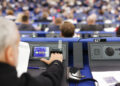 Voto alla sessione plenaria del Parlamento europeo di settembre. Crediti: Parlamento europeo