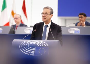 L'eurodeputato PD Giuseppe Lupo. 21 Ottobre 2026. Source: European Union 2026 - Source : EP