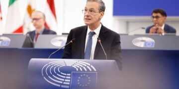 L'eurodeputato PD Giuseppe Lupo. 21 Ottobre 2026. Source: European Union 2026 - Source : EP
