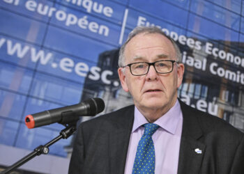 Il presidente del Comitato economico e sociale europeo (CESE), Séamus Boland, 21 ottobre 2026. Source: EESC