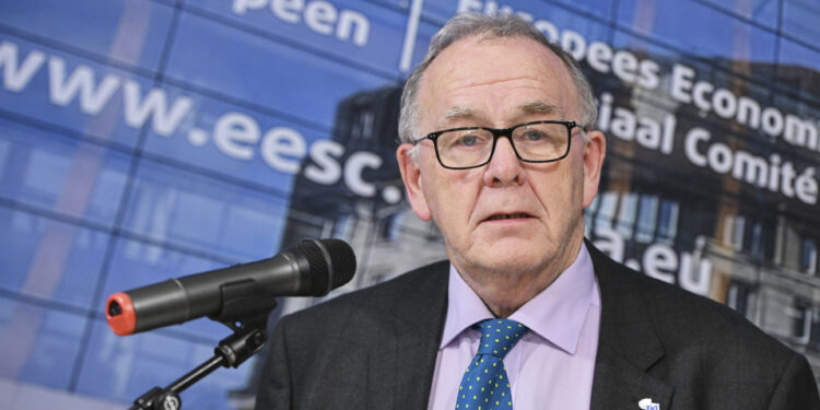 Il presidente del Comitato economico e sociale europeo (CESE), Séamus Boland, 21 ottobre 2026. Source: EESC