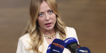 Decreto bollette: nel punto stampa al termine del Consiglio europeo di ottobre 2026, la presidente del Consiglio, Giorgia Meloni, spiega che l'Italia ha chiuso la trattativa con la Commissione europea sul decreto bollette. Source: EU Council
