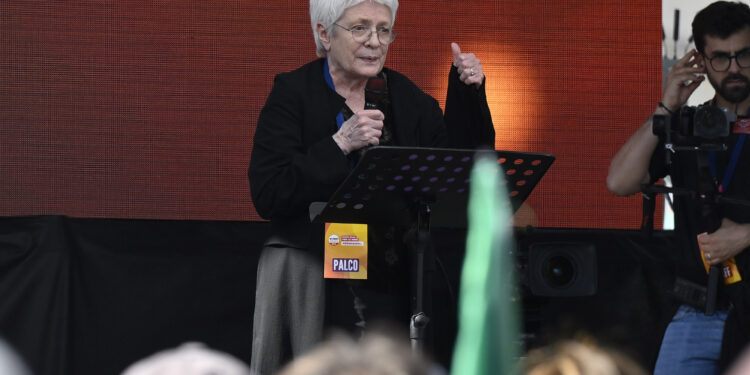 L'ex giornalista ed europarlamentare, Barbara Spinelli. Crediti: Luigi Mistrulli via Imagoeconomica
