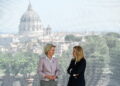 La presidente della Commissione europea, Ursula von der Leyen, e la presidente del Consiglio dei ministri, Giorgia Meloni. Crediti: Sara Minelli