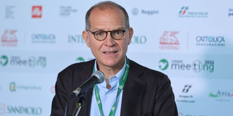 Massimiliano Giansanti all'ultimo Meeting di Rimini. 2026. Source: Imagoeconomica