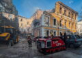Russian raid hits one of the buildings of the National Academy of Sciences of Ukraine (28 September 2026). Source: Imagoeconomica