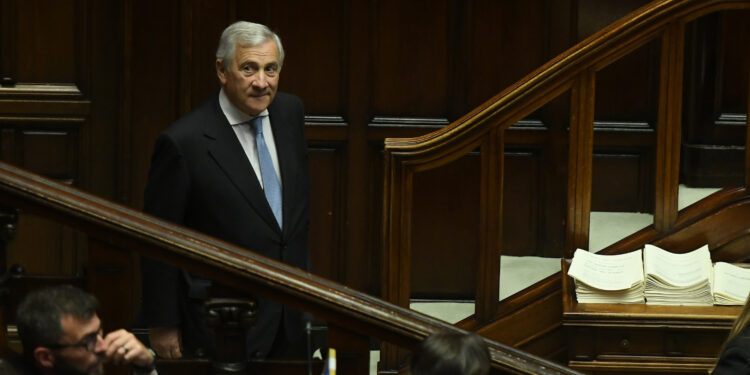 Il ministro degli Esteri, Antonio Tajani. Crediti: Paolo Onofri via Imagoeconomica