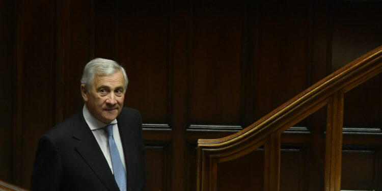 Il ministro degli Esteri, Antonio Tajani. Crediti: Paolo Onofri via Imagoeconomica