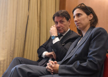 GIUSEPPE CONTE CON ELLY SCHLEIN (Imagoeconomica)