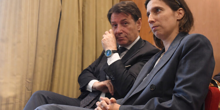 GIUSEPPE CONTE CON ELLY SCHLEIN (Imagoeconomica)