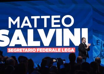 Matteo Salvini, segretario della Lega, ministro delle Infrastrutture e vicepremier [Milano, 25 ottobre 2026. Foto: Roby Bettolini/imagoeconomica]