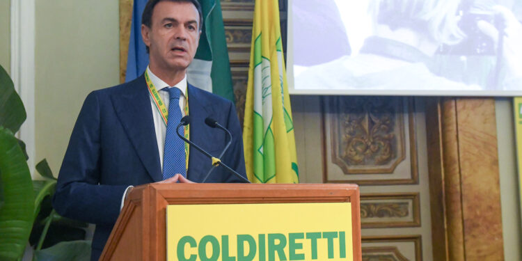 Il presidente di Coldiretti, Ettore Prandini. Roma, 27 ottobre 2026. Source: Imagoeconomica via Paola Onofri