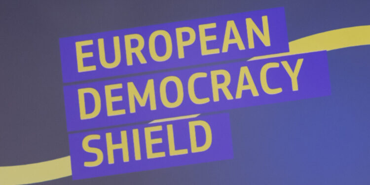Scudo europeo per la democrazia. Crediti: Commissione europea
