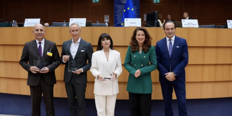 Foto della premiazione. Crediti: Comitato europeo delle regioni