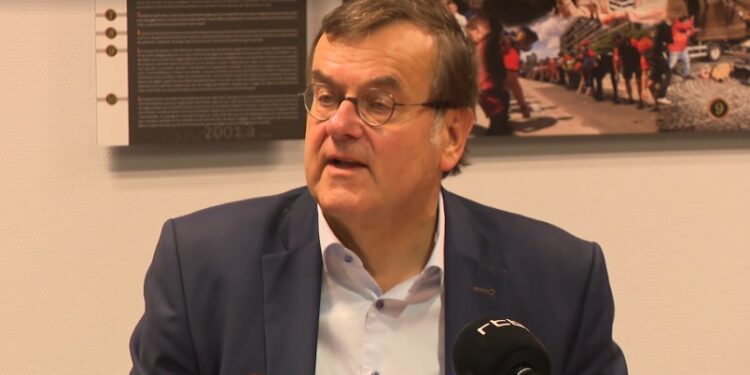 Il sindaco Liegi Willy Demeyer
