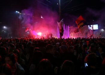 Vittoria della Lista Studentesca in Serbia. Crediti: Federico Baccini/The New Union Post