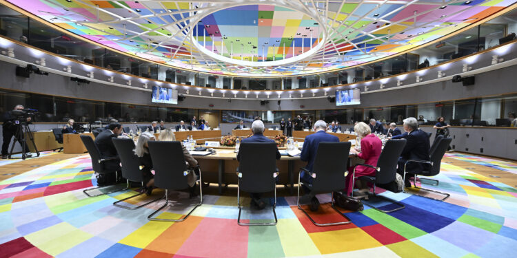 Riunione del Consiglio europeo del 15 ottobre 2026. Crediti: Consiglio europeo