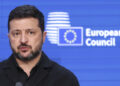Il presidente dell'Ucraina, Volodymyr Zelenskyy. Crediti: Consiglio dell'Unione europea