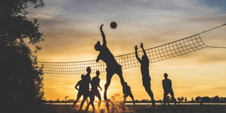 Partita di pallavolo. Crediti: Jannes Glas via Unsplash