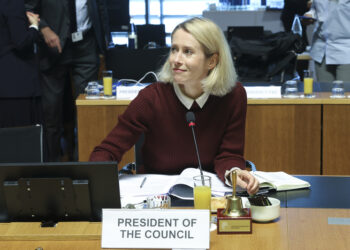 L'Alta rappresentante per la politica estera e di sicurezza dell'UE, Kaja Kallas [Lussemburgo, 12 ottobre 2026. Foto: European Council]