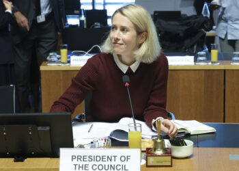 L'Alta rappresentante per la politica estera e di sicurezza dell'UE, Kaja Kallas [Lussemburgo, 12 ottobre 2026. Foto: European Council]
