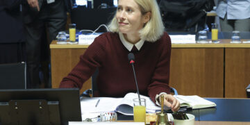L'Alta rappresentante per la politica estera e di sicurezza dell'UE, Kaja Kallas [Lussemburgo, 12 ottobre 2026. Foto: European Council]